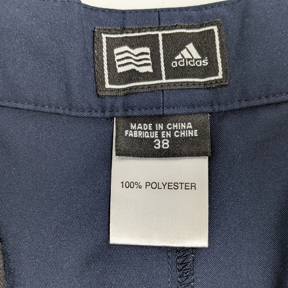 Adidas vintage men's golf climalite navy shorts size 38 - Picture 8 of 8